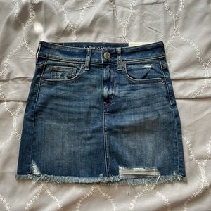 american eagle jean skirt, size 2